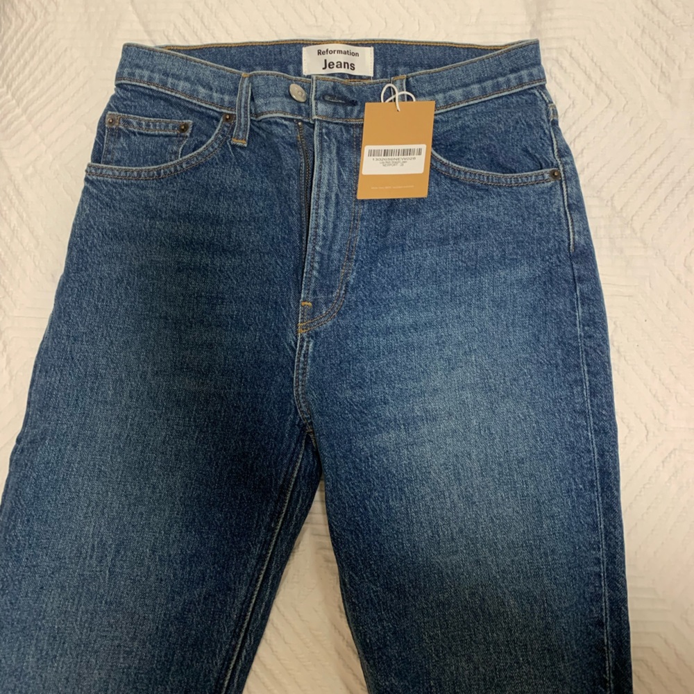 Reformation Liza Straight High Rise jeans